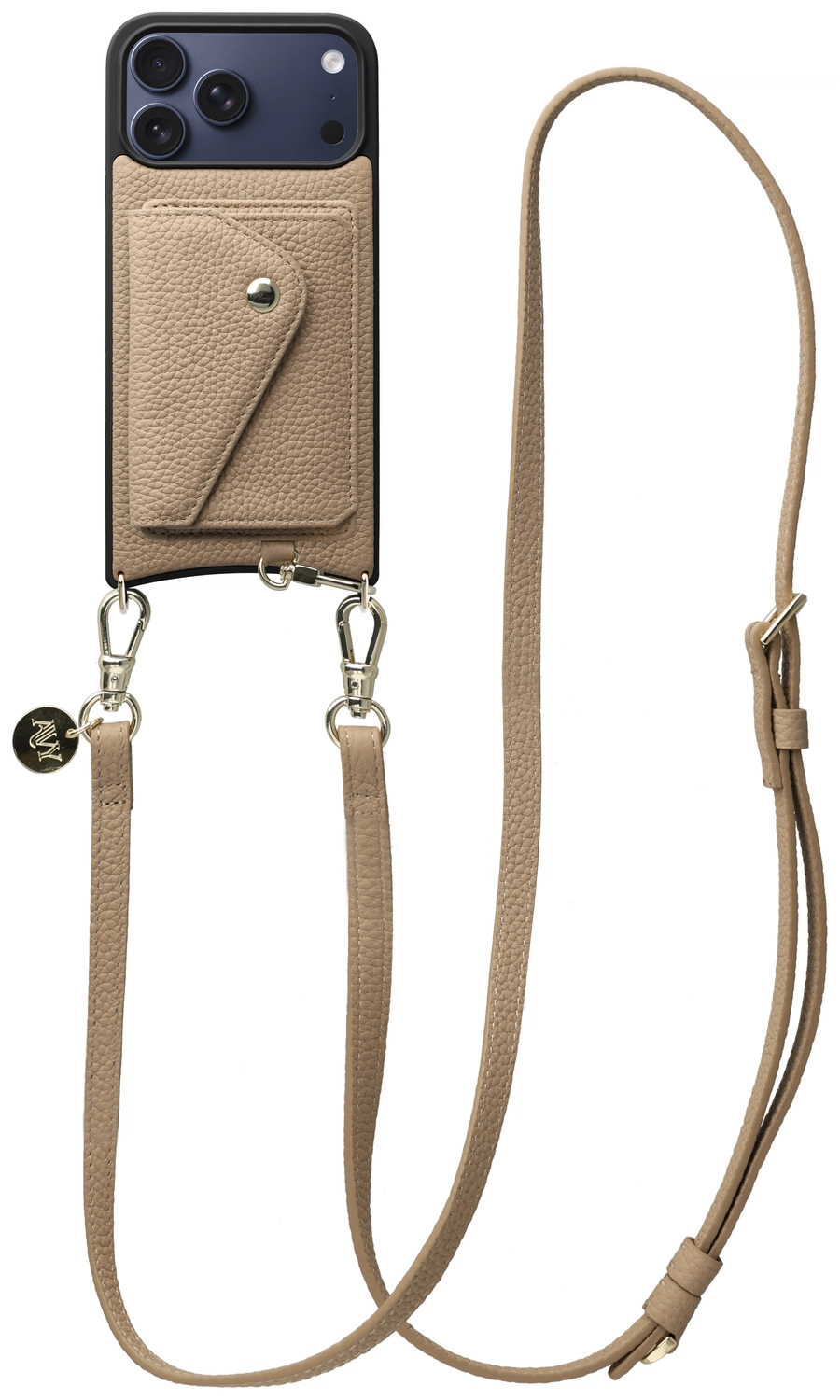 AVY Apple iPhone 17 Pro Max - Styled Kit - Beige - Long Leather afbeelding 1