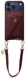 AVY Apple iPhone 17 Pro Max - Styled Kit - Burgundy - Short Leather afbeelding