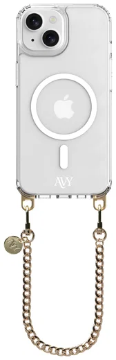 AVY Apple iPhone 15 Hoesje met Koord & MagSafe 30CM Aurum Lien afbeelding 1