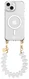 AVY Apple iPhone 15 Hoesje met Koord & MagSafe 30CM Cupid White