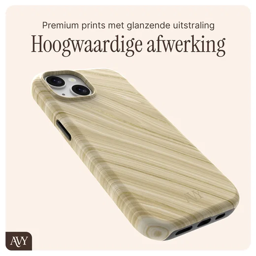 AVY Apple iPhone 15 MagSafe Hoesje met Koord (32CM) Aurum Gold afbeelding 9