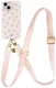 AVY Apple iPhone 15 MagSafe Hoesje met Koord 130CM Cupid Blush afbeelding 1