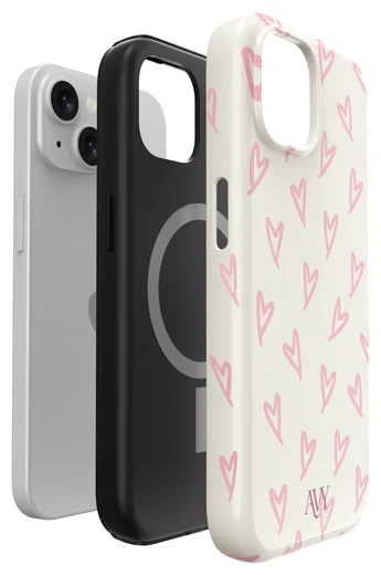 AVY Apple iPhone 15 MagSafe Hoesje met Koord 130CM Cupid Blush afbeelding 16