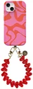 AVY Apple iPhone 15 MagSafe Hoesje met Koord 30CM Rose Hearts