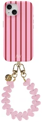 AVY Apple iPhone 15 MagSafe Hoesje met Koord 30CM Linea Hearts afbeelding