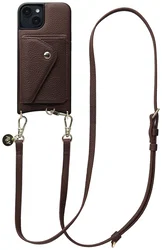 AVY Apple iPhone 15 - Styled Kit - Chocolate - Long Leather afbeelding