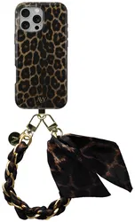 AVY Apple iPhone 15 Pro MagSafe Hoesje met Koord 32CM Panthera Chic afbeelding