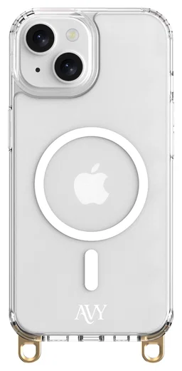 AVY Apple iPhone 13 / 14 Hoesje met Koord & MagSafe 30CM Cupid Beige afbeelding 11