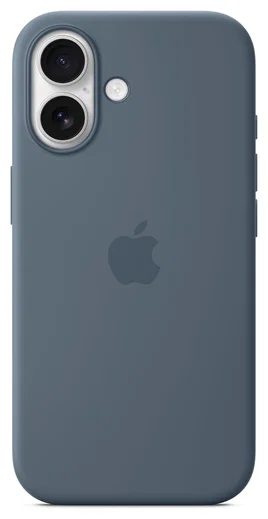 Origineel Apple iPhone 17 Hoesje MagSafe Silicone Case Blauw afbeelding 1