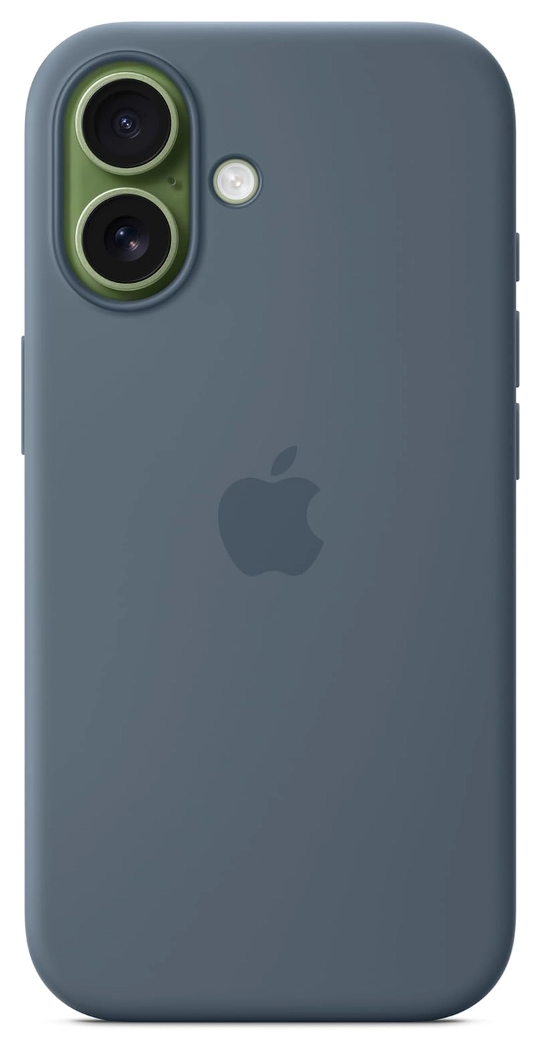 Origineel Apple iPhone 17 Hoesje MagSafe Silicone Case Blauw afbeelding 3