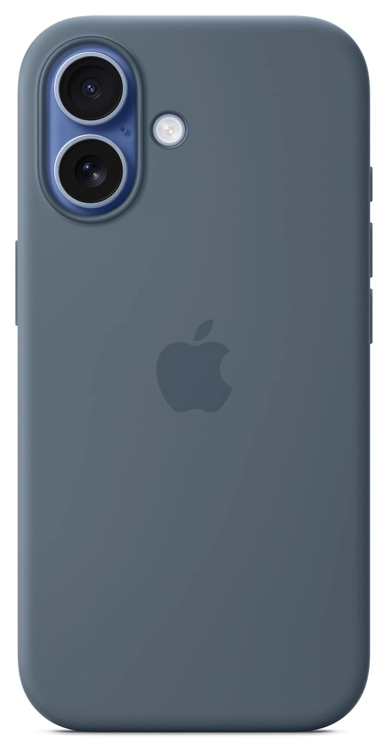 Origineel Apple iPhone 17 Hoesje MagSafe Silicone Case Blauw afbeelding 4
