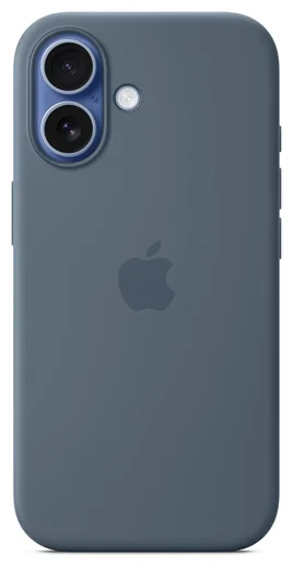Origineel Apple iPhone 17 Hoesje MagSafe Silicone Case Blauw afbeelding 4