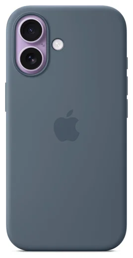 Origineel Apple iPhone 17 Hoesje MagSafe Silicone Case Blauw afbeelding 5