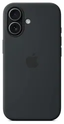 Origineel Apple iPhone 17 Hoesje MagSafe Silicone Case Zwart afbeelding