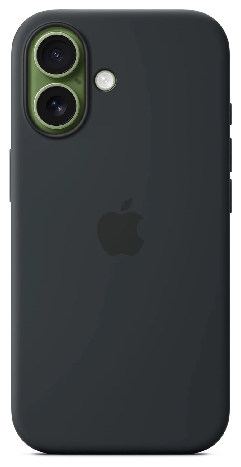 Origineel Apple iPhone 17 Hoesje MagSafe Silicone Case Zwart afbeelding 3