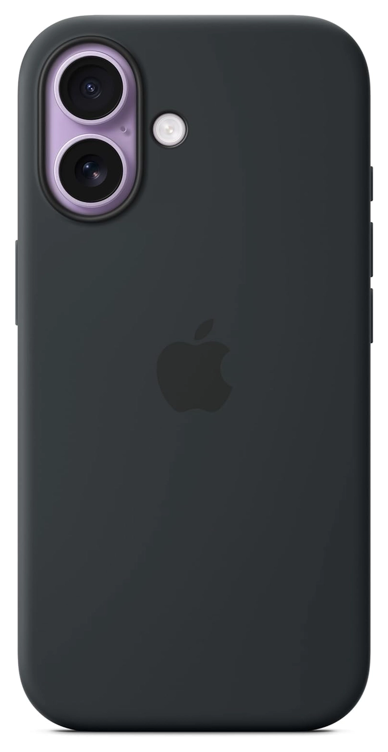 Origineel Apple iPhone 17 Hoesje MagSafe Silicone Case Zwart afbeelding 5