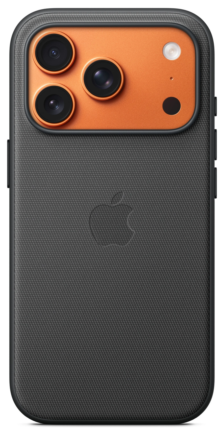 Origineel Apple iPhone 17 Pro Hoesje TechWoven Case MagSafe Back Cover Zwart afbeelding 2