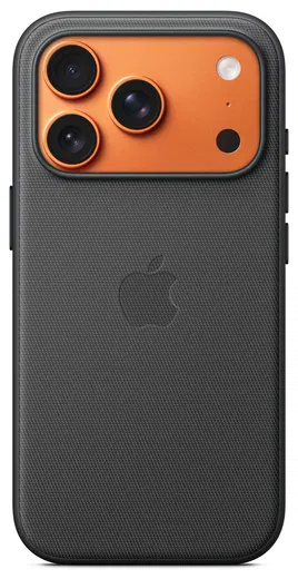 Origineel Apple iPhone 17 Pro Hoesje TechWoven Case MagSafe Back Cover Zwart afbeelding 2