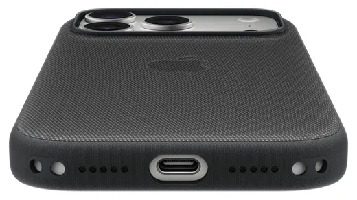 Origineel Apple iPhone 17 Pro Hoesje TechWoven Case MagSafe Back Cover Zwart afbeelding 3