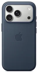 Origineel Apple iPhone 17 Pro Hoesje TechWoven Case MagSafe Back Cover Blauw afbeelding