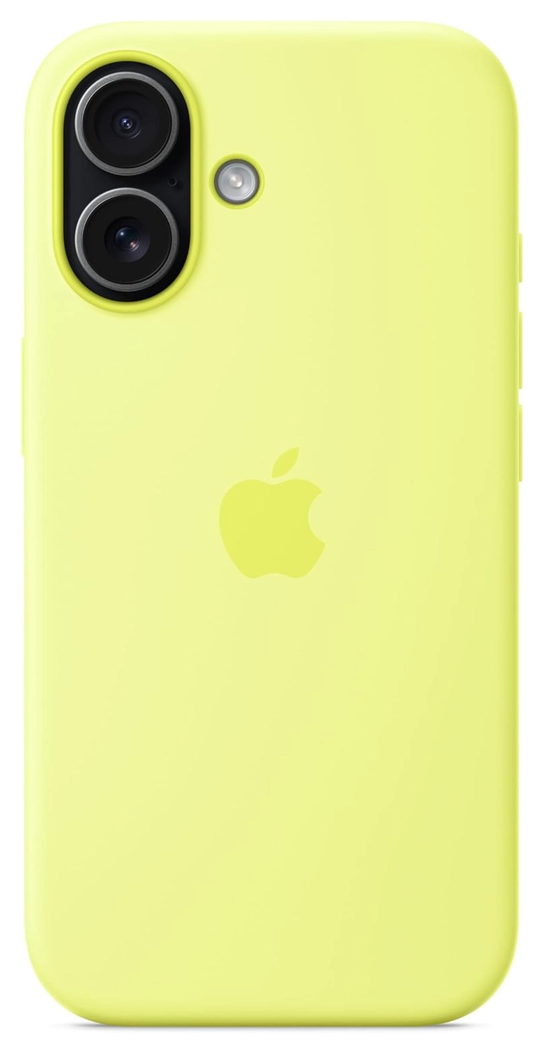 Origineel Apple iPhone 17 Hoesje MagSafe Silicone Case Geel afbeelding 2