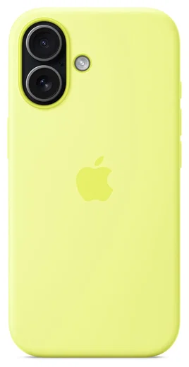 Origineel Apple iPhone 17 Hoesje MagSafe Silicone Case Geel afbeelding 2