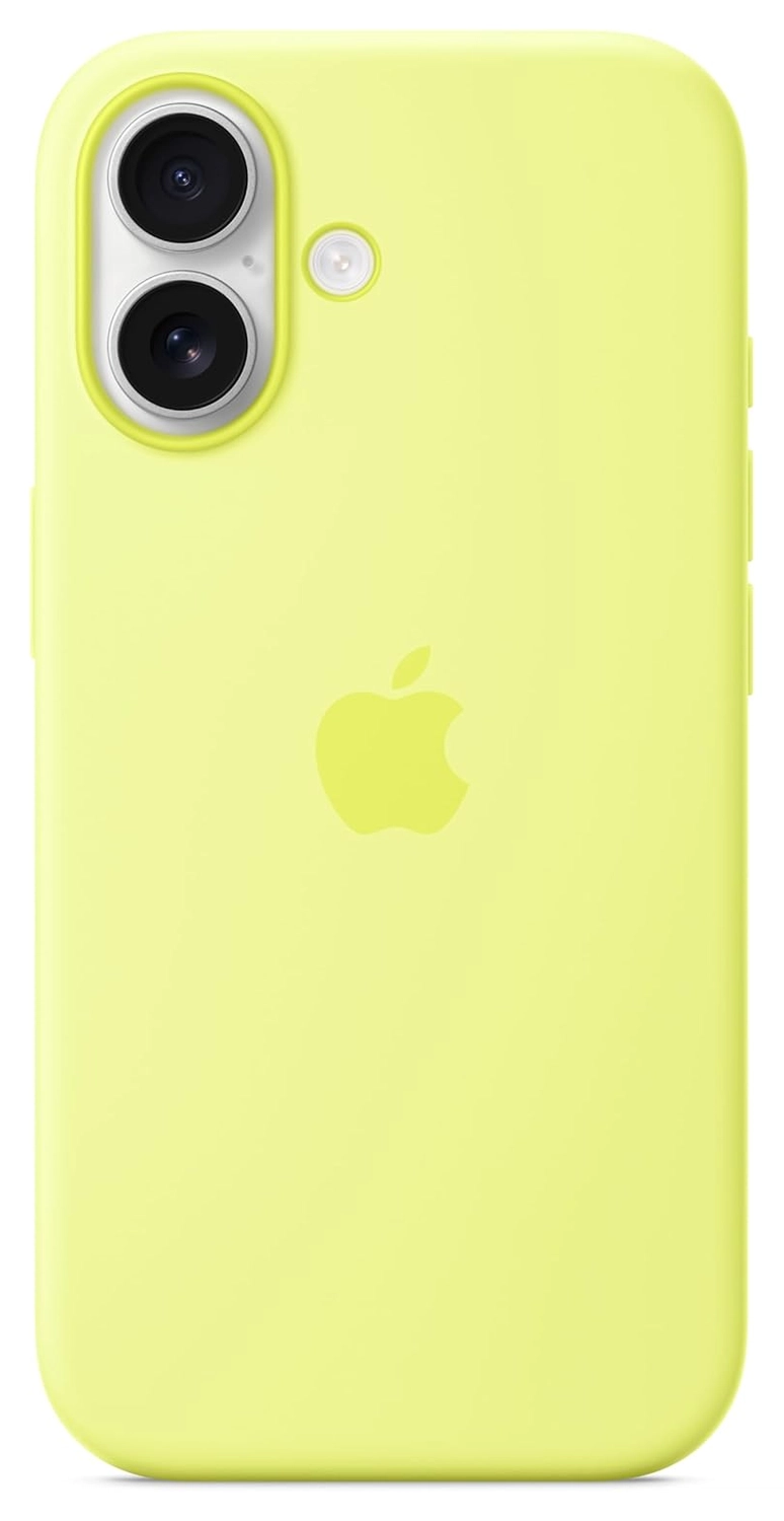Origineel Apple iPhone 17 Hoesje MagSafe Silicone Case Geel afbeelding 3