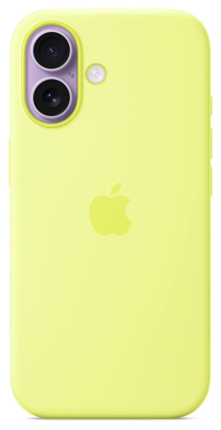 Origineel Apple iPhone 17 Hoesje MagSafe Silicone Case Geel afbeelding 4