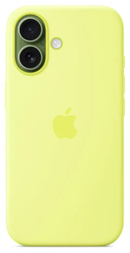Origineel Apple iPhone 17 Hoesje MagSafe Silicone Case Geel afbeelding 5