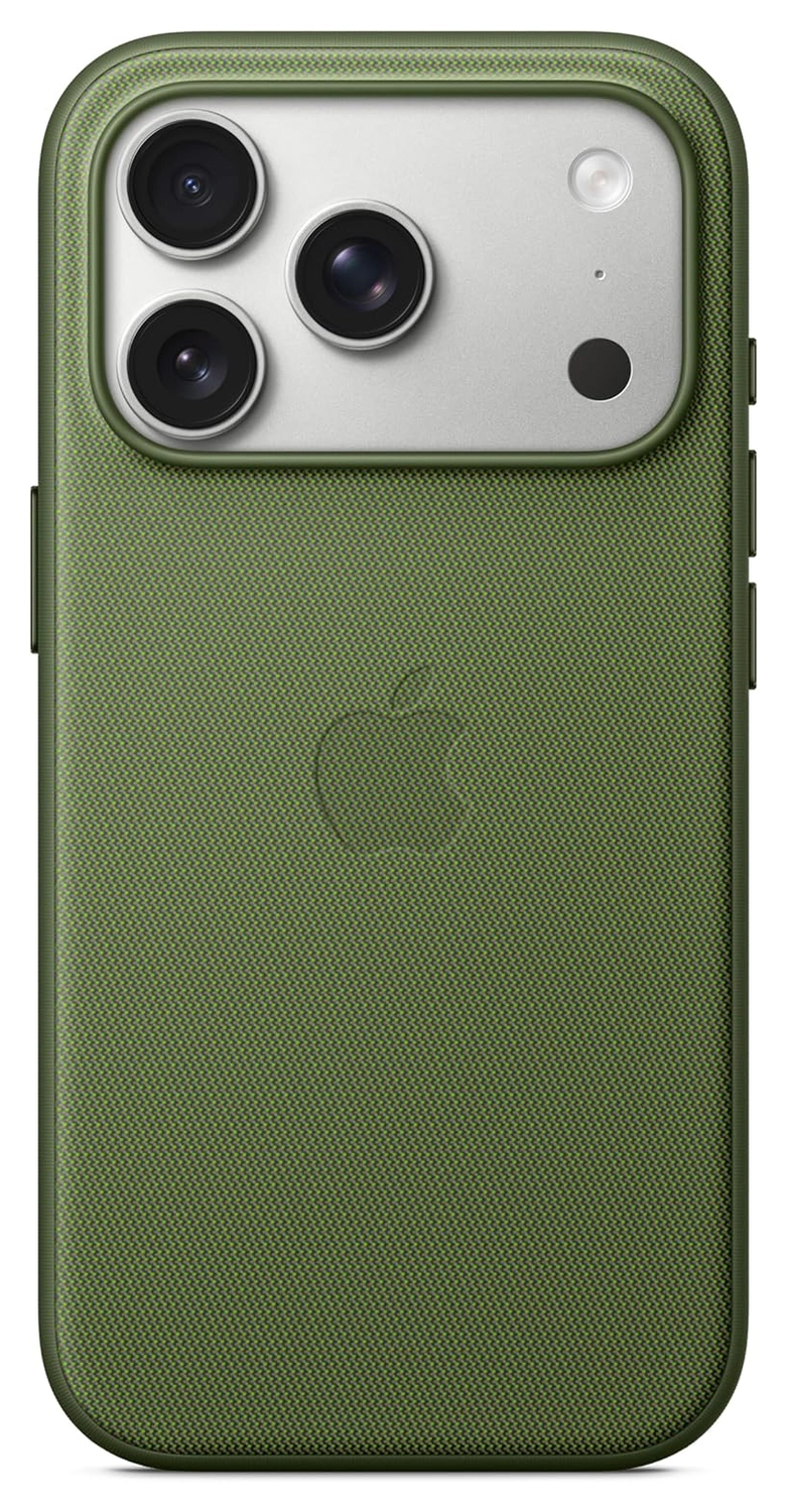 Origineel Apple iPhone 17 Pro Hoesje TechWoven Case MagSafe Back Cover Groen afbeelding 1