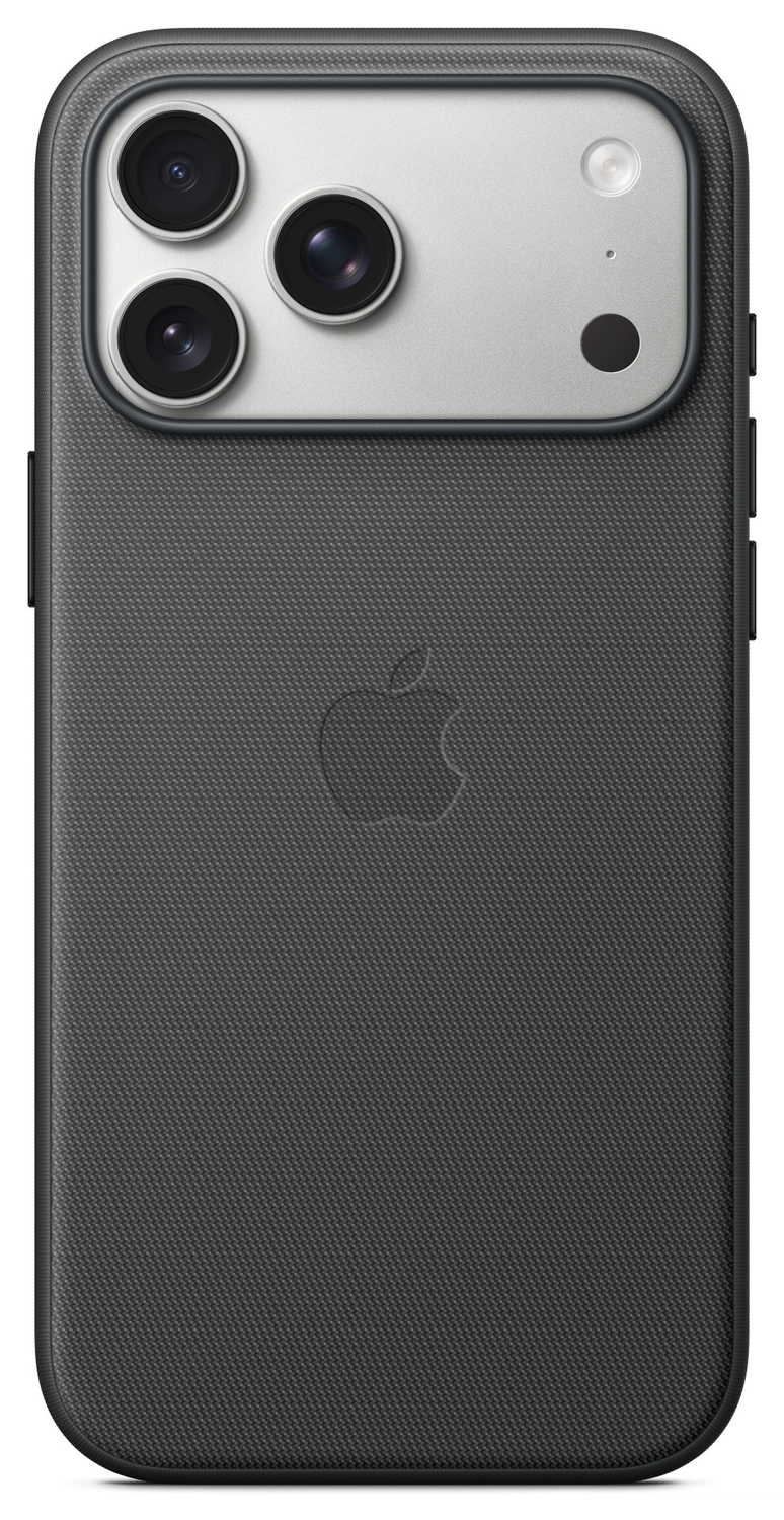 Origineel Apple iPhone 17 Pro Max Hoesje TechWoven Case MagSafe Back Cover Zwart afbeelding 1