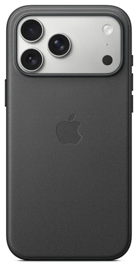 Origineel Apple iPhone 17 Pro Max Hoesje TechWoven Case MagSafe Back Cover Zwart afbeelding 1