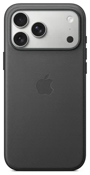 Origineel Apple iPhone 17 Pro Max Hoesje TechWoven Case MagSafe Back Cover Zwart