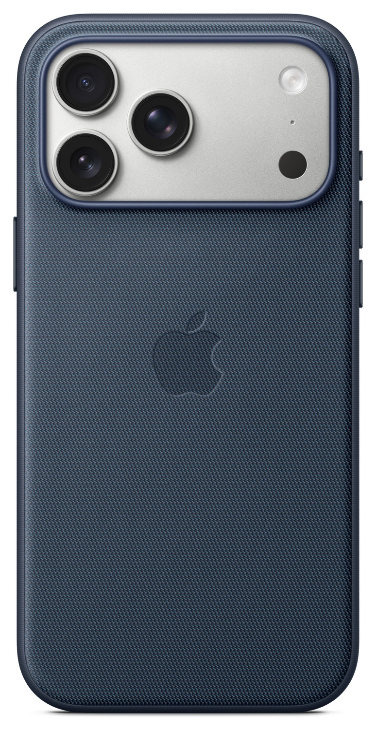 Origineel Apple iPhone 17 Pro Max Hoesje TechWoven Case MagSafe Back Cover Blauw afbeelding 2