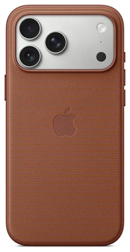 Origineel Apple iPhone 17 Pro Max Hoesje TechWoven Case MagSafe Back Cover Bruin afbeelding 1