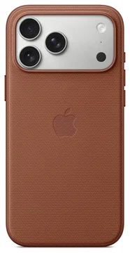 Origineel Apple iPhone 17 Pro Max Hoesje TechWoven Case MagSafe Back Cover Bruin
