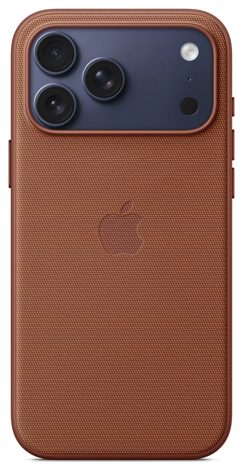 Origineel Apple iPhone 17 Pro Max Hoesje TechWoven Case MagSafe Back Cover Bruin afbeelding 2