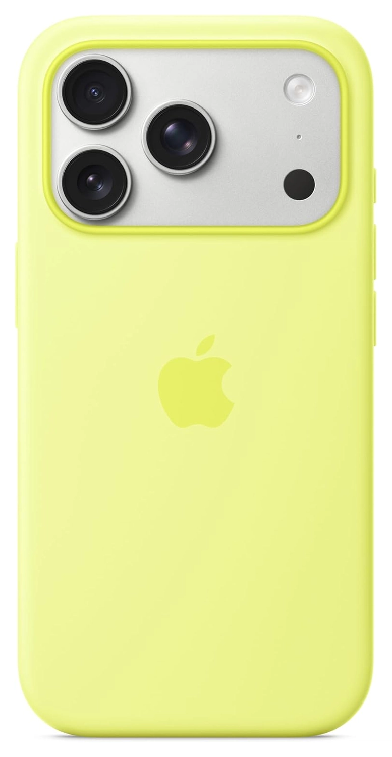 Origineel Apple iPhone 17 Pro Hoesje MagSafe Silicone Case Geel afbeelding 1