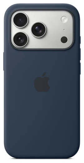Origineel Apple iPhone 17 Pro Hoesje MagSafe Silicone Case Blauw afbeelding 1