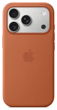 Origineel Apple iPhone 17 Pro Hoesje MagSafe Silicone Case Bruin