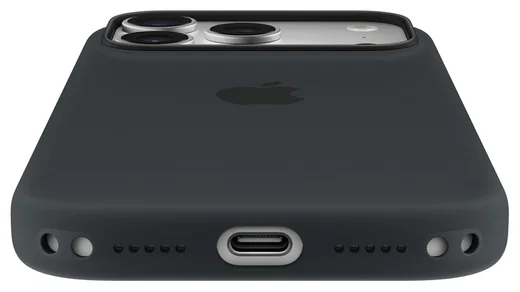 Origineel Apple iPhone 17 Pro Hoesje MagSafe Silicone Case Zwart afbeelding 4