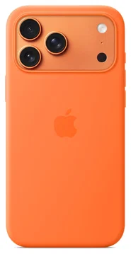 Origineel Apple iPhone 17 Pro Max Hoesje MagSafe Silicone Case Oranje