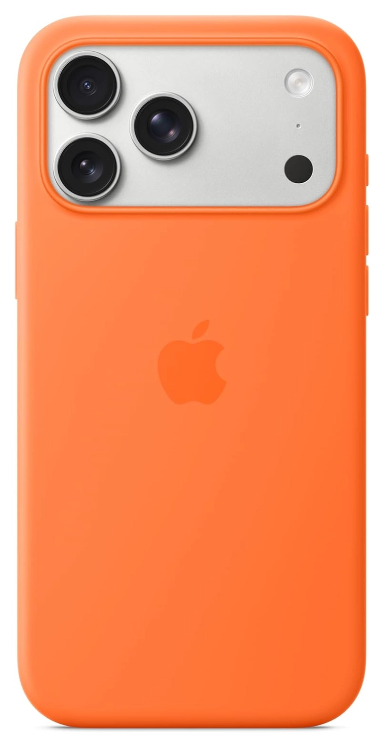 Origineel Apple iPhone 17 Pro Max Hoesje MagSafe Silicone Case Oranje afbeelding 2