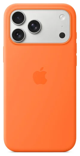 Origineel Apple iPhone 17 Pro Max Hoesje MagSafe Silicone Case Oranje afbeelding 2