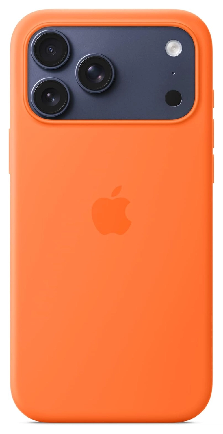 Origineel Apple iPhone 17 Pro Max Hoesje MagSafe Silicone Case Oranje afbeelding 3