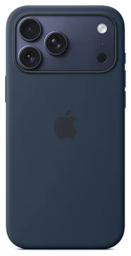 Origineel Apple iPhone 17 Pro Max Hoesje MagSafe Silicone Case Blauw