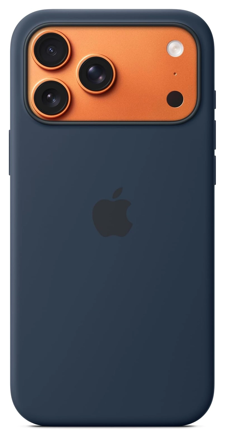 Origineel Apple iPhone 17 Pro Max Hoesje MagSafe Silicone Case Blauw afbeelding 4