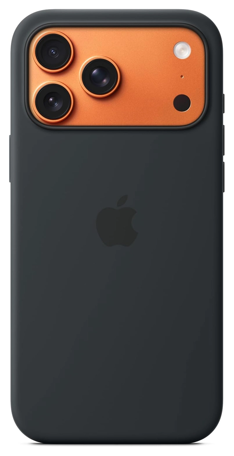 Origineel Apple iPhone 17 Pro Max Hoesje MagSafe Silicone Case Zwart afbeelding 3