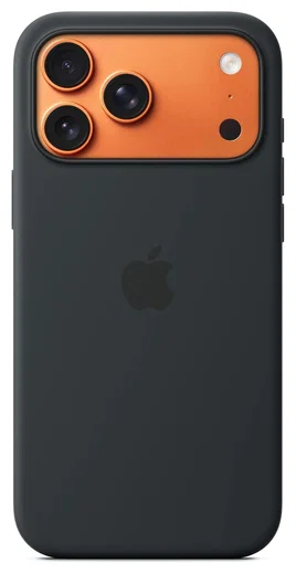 Origineel Apple iPhone 17 Pro Max Hoesje MagSafe Silicone Case Zwart afbeelding 3