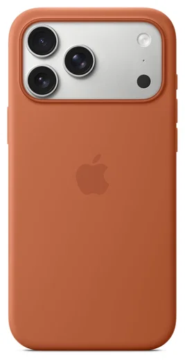 Origineel Apple iPhone 17 Pro Max Hoesje MagSafe Silicone Case Bruin afbeelding 1
